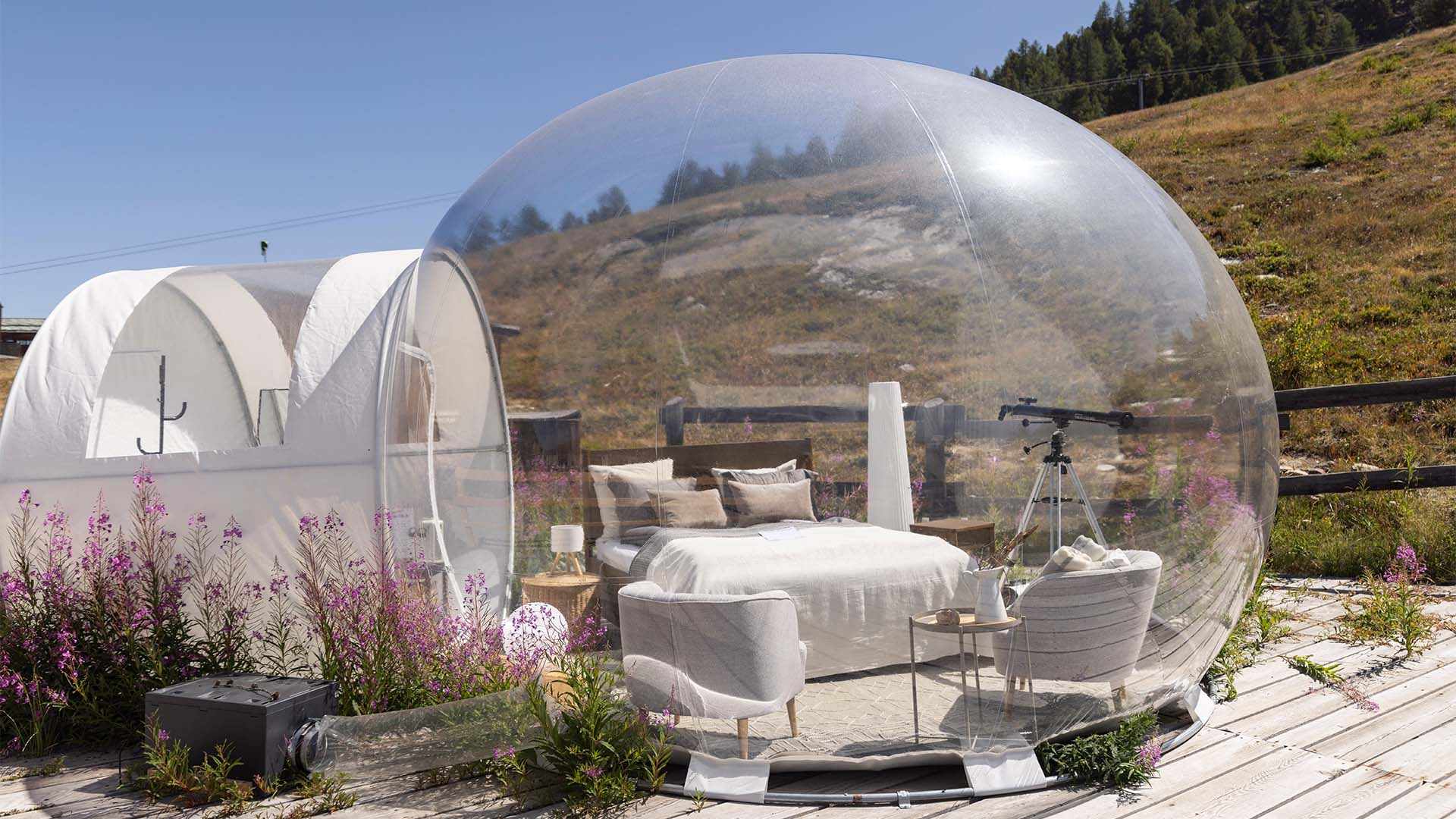 Bubble Übernachtung in der Deluxe- Suite für 2 (1 Nacht) in Wallis in Grächen Unkategorisiert online kaufen