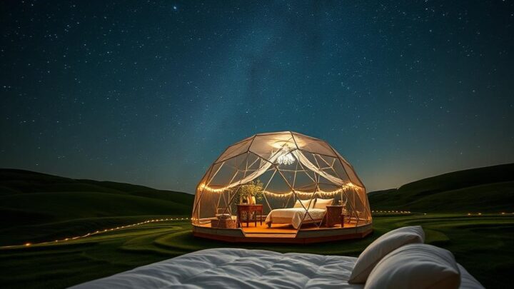 Geschenkidee: Bubble-Hotel-Übernachtung zu Weihnachten verschenken