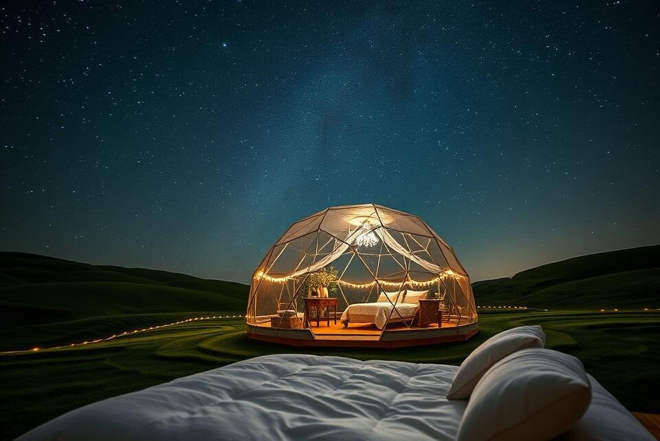 Geschenkidee: Bubble-Hotel-Übernachtung zu Weihnachten verschenken